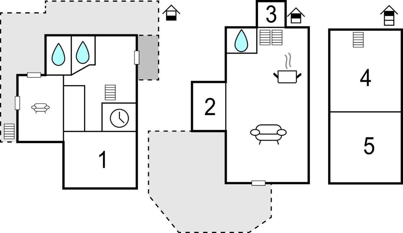 5 Bedroom Cozy Home In ノールハイムスン エクステリア 写真